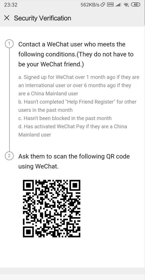 So verifizieren Sie ein Konto in der WeChat-App